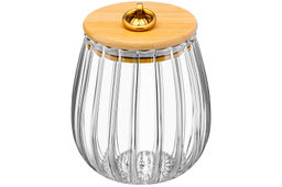 Банка стеклянная 650 мл 10,5*10,5*13 см с деревянной крышкой с силиконовым уплотнителем - Elan gallery фото 10