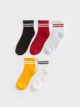 ?izgili Kad?n Soket ?orap 5li