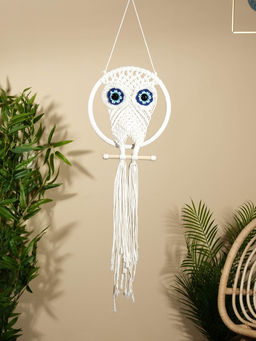 Ловец снов «Сова», 22×80 см, морской глаз