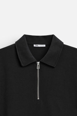 INTERLOCK ZIP POLO SHIRT - Zara фото 25