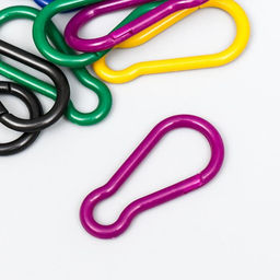 Карабин 47х22мм пластик "Цветной" МИКС 6248052