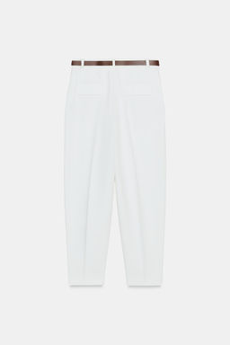 DARTED TROUSERS WITH BELT - Zara фото 26