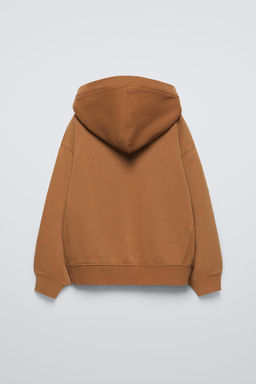 PLUSH HOODIE AND WIDE-LEG TROUSERS SET - Zara фото 4