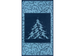 Полотенце махровое 6с103.412ж1 Лошадиная елка(джинс) 50х90см