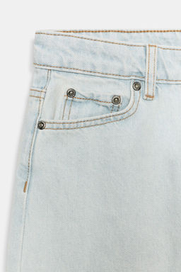 JEANS ZW COLLECTION TAPERED TIRO MEDIO / Azul claro - Zara фото 10