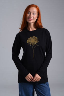 8519 Футболка с длинным рукавом женская