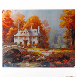 Алмазная вышивка полное заполнение «Пейзаж», на раме, 40×50 см