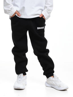 Брюки с принтом для мальчика 22-3315 черный - Mini maxi фото 2