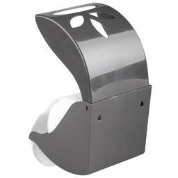 Держатель для туалетной бумаги пластмассовый Эконом 13х11,3х11,7см, цвета микс (Россия) - Домашняя мода фото 3