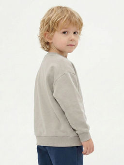 Свитшот для малышей 22-7115 серый - Mini maxi фото 2