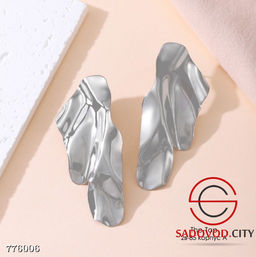 Крупные женские серьги - Zum ming фото 3