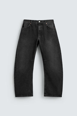 JEANS RELAXED BARREL FIT / Carb?n - Zara фото 8