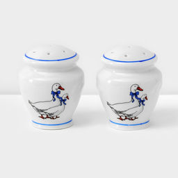 Сервиз столовый Добрушский завод «Гуси», 48 предметов, фарфор, белый