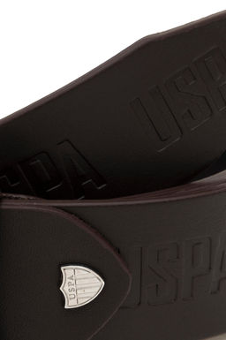 Мужской темно-коричневый ремень Неожиданная скидка в корзине - U.s. polo assn фото 4