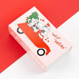 Носки женские новогодние KAFTAN Catmas размер 36-40 (23-25 см), набор 2 пары фото 5