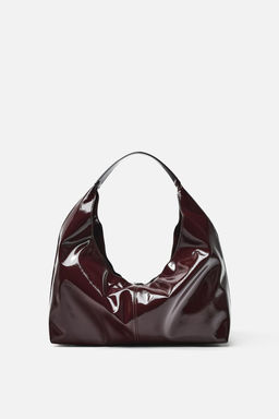 PATENT EFFECT BUCKET BAG - Zara фото 4