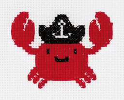 Klart набор для вышивания 12-047 Крабик 11.5 х 9.5 см