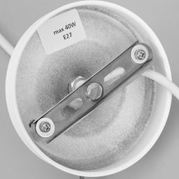 Светильник подвесной BayerLux «Оскол», ледяной белый, 1×40 Вт E27