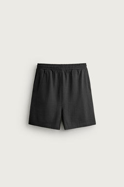 BERMUDA REGULAR FIT SEERSUCKER CONFORT / Gris antracita - Zara фото 6