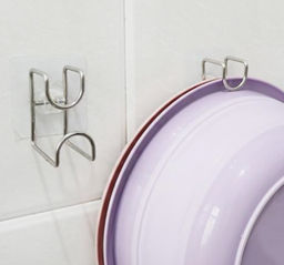 Крючок для ванной с двойной фиксацией, 1 шт.