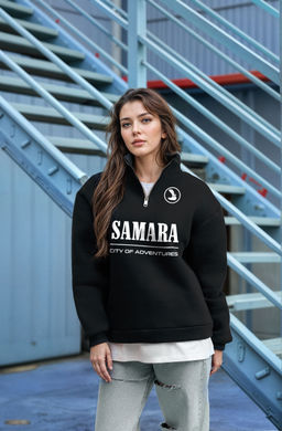 Толстовка женская с зип-воротником Samara - Yollochka фото 17