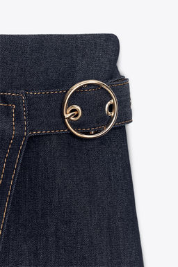 BUCKLE WRAP SKORT - Zara фото 11