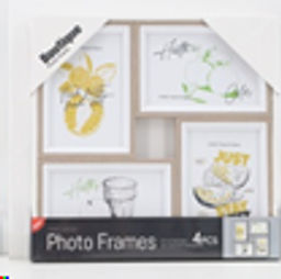 Фоторамка коллаж 30х30 / YL-22-4-1 /уп 18/ 4 фото