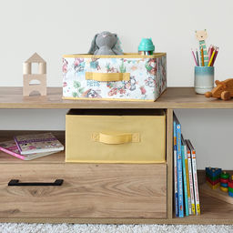 Короба стеллажные, без крышки, 31*31*15 см, набор 4 шт., жёлт., ЛЮБИМЧИКИ, шт - Valiant фото 4