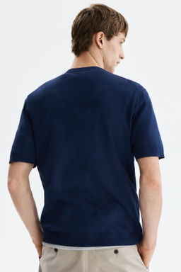 Camiseta de punto Slim Fit - H&m фото 9