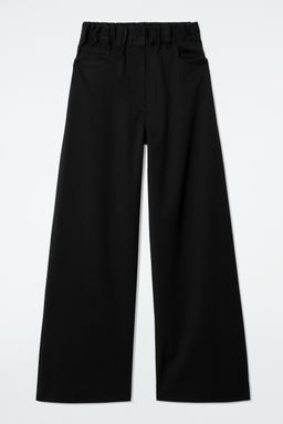 PANTALONES DE ALGOD?N DE PIERNA ANCHA