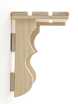 Полка-вешалка для бани и сауны «С лёгким паром», 64×23×27 см, деревянная, 9 крючков