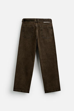 LIMITED EDITION RELAXED BELT JEANS - Zara фото 7