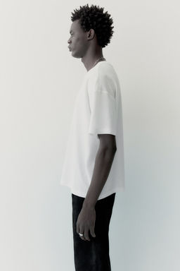 Camiseta boxy de algodon - H&m фото 4