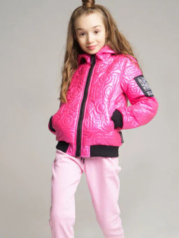 PlayToday / Куртка текстильная с полиуретановым покрытием для девочек  фото 3