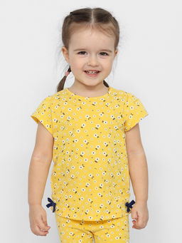 CRB wear/CSBG 63574-30-376 Футболка для девочки,желтый/Ex.Cherubino
