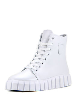 Ботинки EDART 212.91505w. white/байка