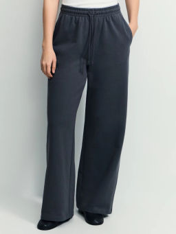 Базовые широкие брюки из хлопка / Zarina фото 2