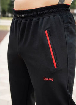 Спортивные брюки Футер 2-х нитка ХЛОПОК с лайкрой - Relay фото 6