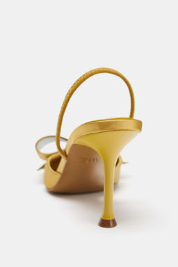 SATIN-EFFECT SLINGBACK SHOES - Zara фото 14