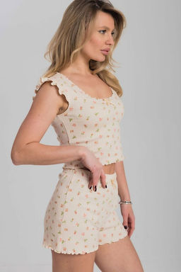 Пижама М325374бп бежевый/персиковый - Елена фото 3