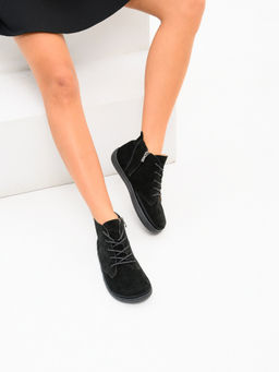 Босоногие ботинки 210.NATAbl.Черная замша