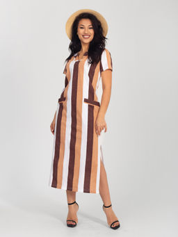 Платье женское кулирка КЕЛЛИ КАПУЧИНО - Domtrik фото 6