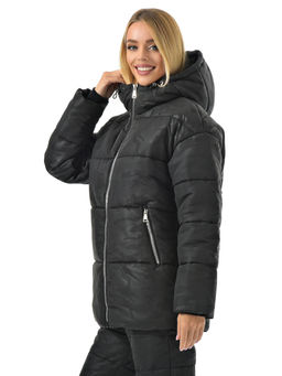 Куртка зимняя с капюшоном на синтепоне