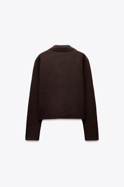 PLAIN KNIT CARDIGAN - Zara фото 6