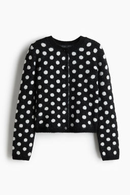 C?rdigan en punto jacquard