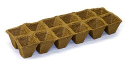 Блок торфяных горшочков 12 ячеек 50х50х50мм