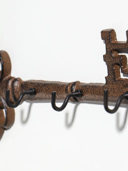 Крючки декоративные чугун "Ажурный ключ" 27,2х12х3,5 см