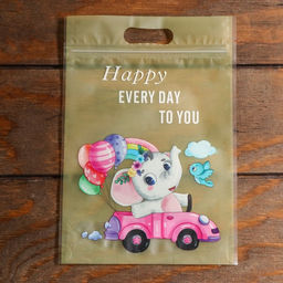 Цена за 50 шт. Пакет подарочный, с zip-lock застежкой, 15×22 см, МИКС