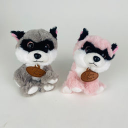 Мягкая игрушка Енот с подвеской I love you 15 см в ассортименте