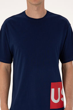 Erkek Comfort Fit Bisiklet Yaka Lacivert Ti__rt - U.s. polo assn фото 6